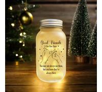 Kaululu Personalised LED Glass Bottle Light with Name for Couple, Bottle Lamp Home Decoration Christmas, Birthday Gift, Couple Gifts for Christmas, Valentine, Birthday (E)