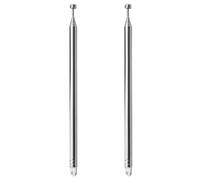 Kaunosta FM Radio Antenna 7 Sections Telescopic 74cm AM FM Antenna Portable Radio Antenna Replacement for Portable Radio Home Stereo Receiver AV Audio Video Home Theater Receiver TV Tuner (2 Pack)