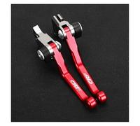 KAUSJCP for CRF150F CRF230F 2003-2019 CRF250F 2019-2022 Motorcycle Pivot Brake Clutch Lever CRF 150F 230F 250F Dirt Bike(Red)