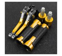 KAUSJCP for Honda CB599 CB600F Hornet 1998-2005 2006 CB Brake Clutch Levers CB 599 600F Motorcycle Handles Hand Grips Ends(S-17)