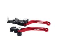 KAUSJCP Pivot Brake Clutch Levers for CRF250L Rally CRF250M 2013-2019 Motorcycle Handle Dirt Pit Bike CRF 250L 250M(Red)