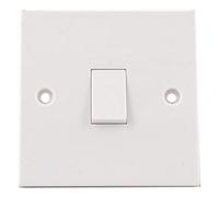 Kav 1 Gang 6 Amp Single 2 Way Wall Switch - Reliable And Secure Connection For Your Electrical Circuits, Home, Office, Workshop