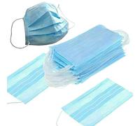 KAV - |100 PCS | Disposable 3-Layer Face Masks, High Filterability, Suitable For Sensitive Skin & Shopping | Schools | Outdoor |