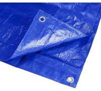 KAV 2.40 x 3.60m (8x12 FT) Green Waterproof Tarpaulin Tarpoline tarpaulins Tarp for Universal Covering Garden Furniture, Camping, Roof Caravan Building site Ground Sheet with Eyelets 120 GSM