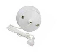 KAV 2 Way Ceiling Pull Switch for Bathroom, Toilet Light Switches - 6 Amp Electrical Fittings And Accessories with Rounded Profile