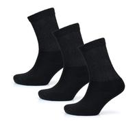 Kav 3 Pairs Non-Elastic Diabetic Ladies Socks For Swollen Legs - Easy Grip Loose Soft Top Cotton Sock - Uk Size 4-7 And Eu 37-41
