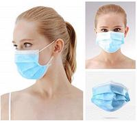 Kav 3 Ply 3 Face Mask For Adults, Basic Face Mask, Disposable General Use Face Masks Dust Mask, Breathable, Shopping & Outdoors