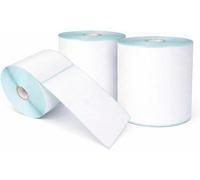 Kav 3 Roll Of 500 Labels 4X6 Inch Premium Direct Thermal Shipping Labels, Fanfold Printer Paper With Strong Permanent Adhesive