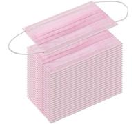 Kav 50 Pack 3 Ply Disposable Face Masks Face Covering High Filterability, Suitable For Sensitive Skin Breathable Face Mask