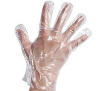 KAV 500 Pack Disposable Gloves, Cleaning Gloves for Maintenance in Clear KAV Clear One Size