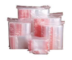Kav 500 Pcs Multi Size Ziplock Resealable Clear Plastic Food Storage Bags Reusable Spice And Herb Storage Bags (60X80 mm)