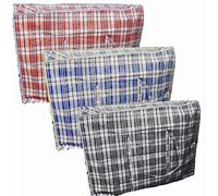 KAV 6 X EXTRA LARGE STRONG LAUNDRY STORAGE SHOPPING BAG REUSABLE STORE ZIP BAGS NEW