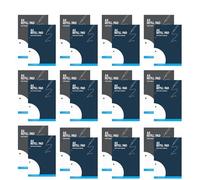 KAV A4 Refill Pad - 130 Pages (65 Sheets) Notepad with 2 Punched Holes - Organized Protective Cover Note Taking - Ideal for Students, School And Office Stationery - Ruled with Margin, Pack of 12