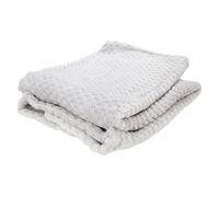 KAV Baby Polyester Waffle Blanket for Girl/Boy Super Soft Plain Design Wrap for Newborn Babies, Toddlers, Infants - All Seasons Comfort 75x100 CM (Grey)