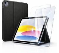 Kav Black Ipad Case With 2 Tempered Glass For Ipad A16 11Th Gen 11 Inch 2025 And Ipad 10Th Gen 10.9 Inch 2022 Auto Sleep Wake