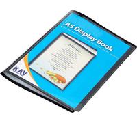 Kav Classic A4 And A5 Presentation Display Book 600 Micron Cover With Non-Fade Pockets Document Organizera5 40 Pocket Pack Of 1)