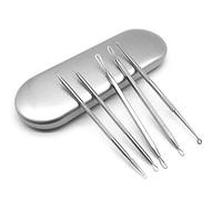 KAV Comedone extractor | Blackhead Remover Tool | Acne Comedone Pimple Blemish Extractor | Stainless Steel Remover Tool Kit Set with Box Skin Care