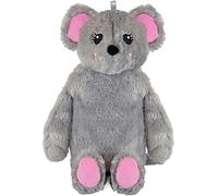 KAV Cute Hot Water Bottle - Ruber Bottle with Low Pile Plush Cover - Mouse