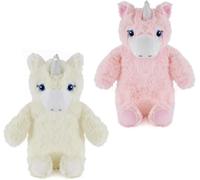 KAV Cute Hot Water Bottle - Ruber Bottle with Low Pile Plush Cover - Unicorn