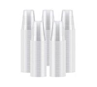 Kav Disposable Clear Plastic Cups - 100 Pack 7Oz Plastic Glasses For Travel, Wedding Party, Picnic