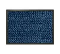 Kav Door Mat Dirt Trapper - Durable Indoor And Outdoor Non-Slip Rug - Super Absorbent- Home, Office(Blue / Black, 90Cm X 150Cm)