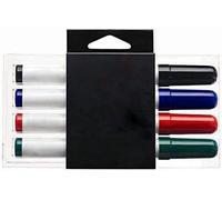 Kav Dry Erase Pens For Office, Schools, And Home - Non-Toxic Ink - All-In-One Design With Dry Wipe Eraser - Stylish Markers