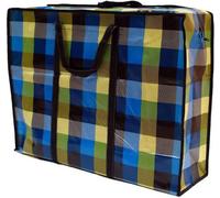 Kav Extra Large Laundry Bags 170 Gsm Jumbo Strong Reusable Waterproof Storage Bag With Zipper And Handle For Travel(60X50X26 Cm)