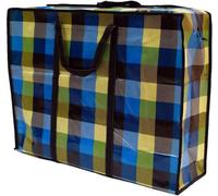 Kav Extra Large Laundry Shopping Bags - Random Coloured 170 Gsm Jumbo Strong Reusable Waterproof (60X50X26 Cm) (3)