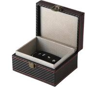 KAV Faraday Box for Car Keys - Anti-Theft Signal Blocking Case for Key Fob, RFID Shielding Box for Keyless Entry, Phones & Credit Cards, Premium Carbon Fiber Design (11.5 x 9 x 6.2) cm