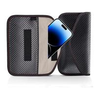 KAV Faraday Pouch for Car Keys - RFID Blocking Bag for Keyless Entry Protection, Anti-Theft Signal Blocker Case for Car Key Fob, Mobile Phone Privacy Shield & Secure Storage Pouch