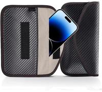KAV Faraday Pouch for Car Keys - RFID Blocking Bag for Keyless Entry Protection, Anti-Theft Signal Blocker Case for Car Key Fob, Mobile Phone Privacy Shield & Secure Storage Pouch