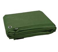 Kav Green 6 X 9 Meters - Waterproof Tarpaulin Tarp For Universal Covering Ground Sheet With Eyelets 120 Gsm