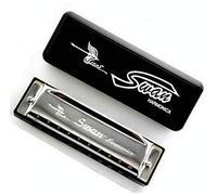KAV Harmonica Key of C 10 Hole 20 Tone Diatonic Harmonica C with Case for Beginner, Students, Kids Gift