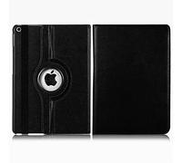 KAV Leather Flip Case Cover for Apple iPad 9th Generation 10.2" 2021-360-Degree Rotating, Lightweight, Slim and Auto Wake or Sleep Design ipad Stand (Black)