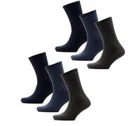 Kav Men's Assorted Colour Thermal Socks - Anti Slip Low Cut Ankle Thermal Slipper Sock - Thick Warm, Uk 7-11 (Assorted-Pack Of 6)