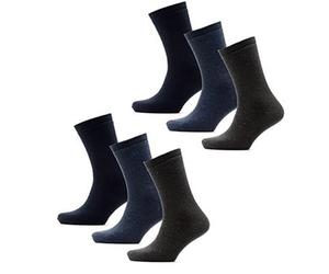 Kav Men's Assorted Colour Thermal Socks - Anti Slip Low Cut Ankle Thermal Slipper Sock - Thick Warm, Uk 7-11 (Assorted-Pack Of 6)