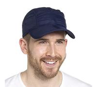 KAV Men's Baseball Cap with Folding Peak - One Size Fits All, Made of 100% Polyamide Fabric, Lightweight and Durable Headwear for Sports, Outdoor Activities, and Everyday Wear