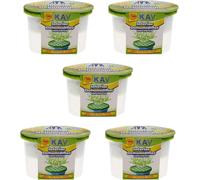 KAV Moisture Absorber Dehumidifier - Dampness Remover for Home, Kitchen - Combat Dampness, Mould, Odors with Hydrophilic Crystals Dehumidifier - 500ml - Pack of 5