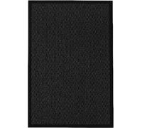 KAV Non-Slip Washable Durable Door Mat Dirt Trapper Rug in Black | Size: 60 cm x 90 cm KAV Black 60 cm x 90 cm