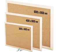Kav- Notice Board Cork Board Bulletin Board Message Memo Pin Board For Home Office School (Cork Board, 400X600mm)