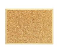 Kav- Notice Board White Cork Board Bulletin Board Message Memo Pin Board For Home Office School (Cork Board, 300X400mm)