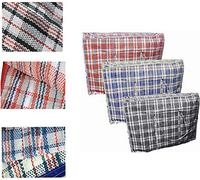 Kav Pack Of 10 Strong And Durable(100X60X20)Cm Laundry Bags Moving Storage Bag For Laundry Shopping Moving Storage - Zipped Nylon