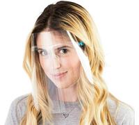 Kav Pack Of 12 Full Face Protector Shield Visor With Glasses Frame Light Weight Splash Shield