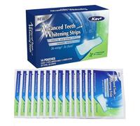 KAV PLUS 28 Professional Teeth Whitening Strips - Advanced Enamel-Safe Bleaching Strips for Sensitive Teeth, Home Whitening Kit for a Brighter Smile