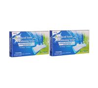 KAV PLUS 56 Professional Teeth Whitening Strips - Advanced Enamel-Safe Bleaching Strips for Sensitive Teeth, Home Whitening Kit for a Brighter Smile