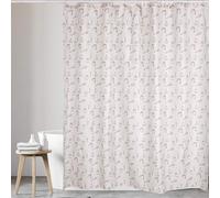 Kav Polyester Fabric Shower Curtain Bath Curtain Mould And Mildew Resistant Curtain With Water Resistant - Cream, 180X180 Cm