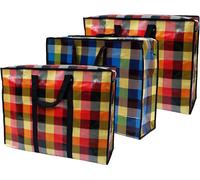 KAV Reusable Zip-Lock Waterproof Laundry Bags | Size: 3 Pack KAV Multicolor 3 Pack