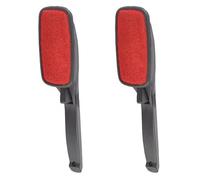 KAV Rotating Head Magic Clothes Lint Brush - Swivel Head Trigger Action for Left and Right Handed Use - No Refills Needed, Removes Lint, Hair and Fluff from Clothes - Pack of 2