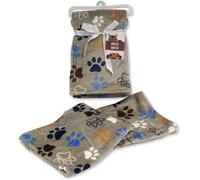 Kav Soft Polyester Pet Blanket - Luxury Unisex Cute Animal Print Gift Set For Pets, Cats, Puppy, Kitten, Dogs 70X100 Cm (Brown)