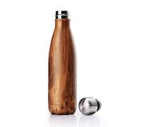 KAV Stainless Steel Vacuum Insulated Water Bottle | Leak-Proof Double Walled Powder Coated Cola Shape Bottle | Keeps Drinks Cold for 24 Hours & Hot for 12 Hours Insulated Stainless Steel Water Vacuum Bottle Flask Double-walled Outdoor Sports Hiking Running , 500ml/18 oz